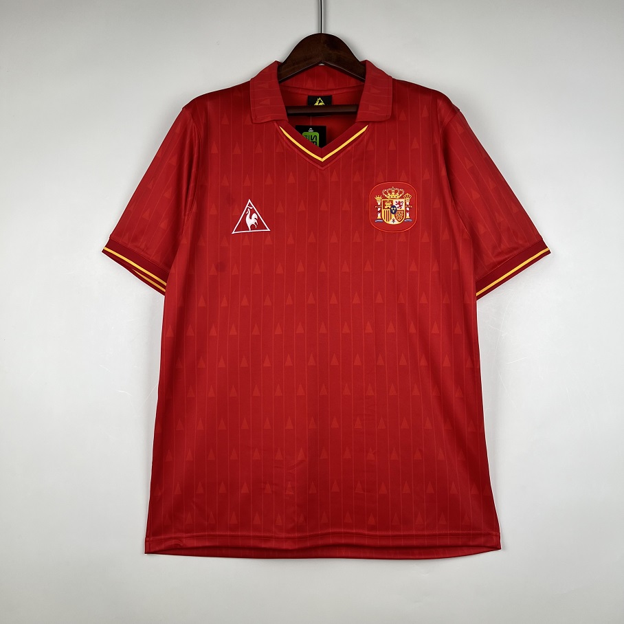 AAA Quality Spain 88/91 Home Soccer Jersey